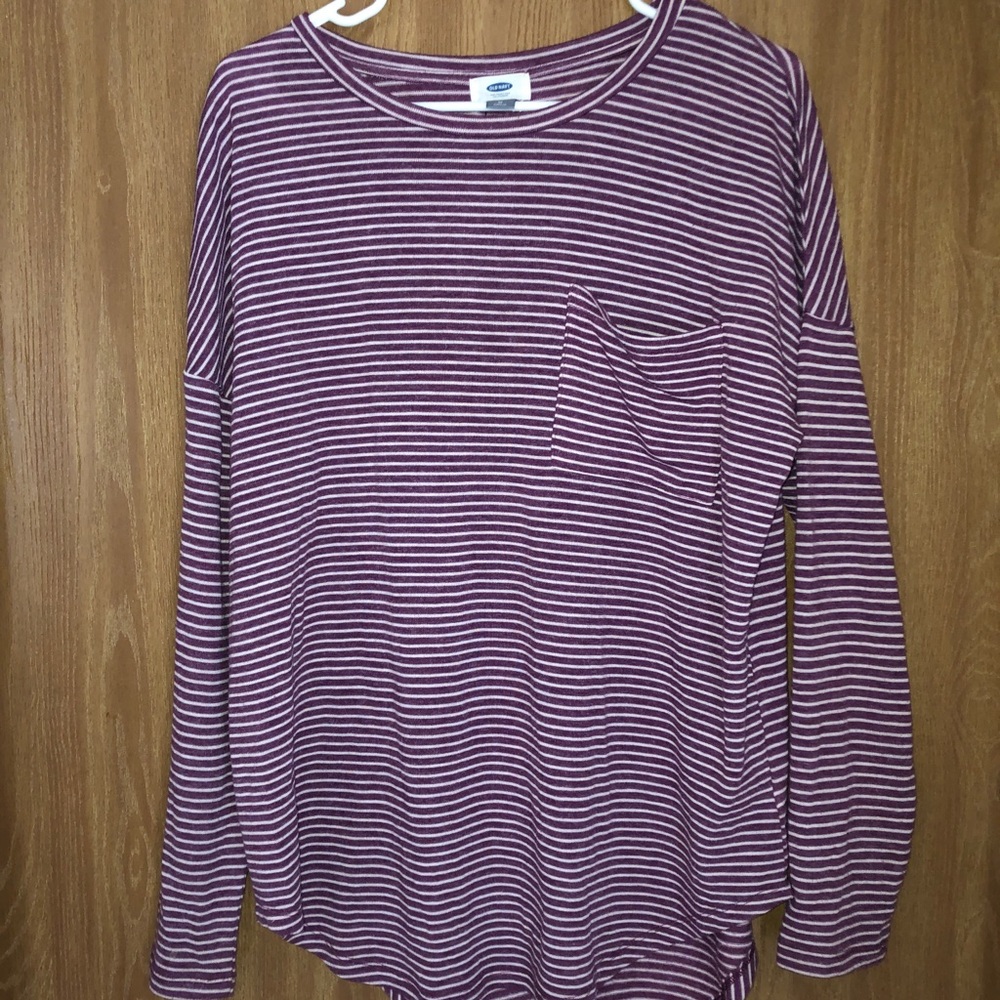 Long Sleeve Plum T-shirt